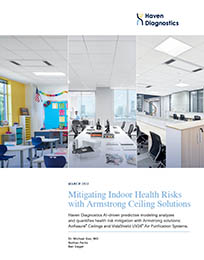 Foto de portada de Mitigación de los riesgos para la salud en interiores con las soluciones para plafones de Armstrong