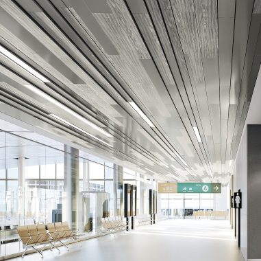 METALWORKS Linear - DIVERGE Ceiling Panels