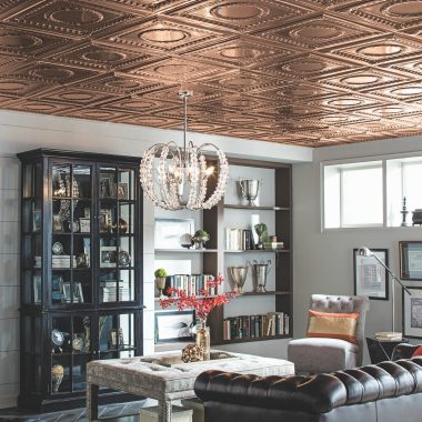 Get the Look of a Copper Ceiling In Any Space