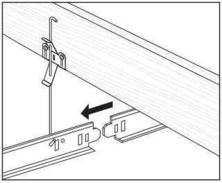 Hang first main beam with hanger wire