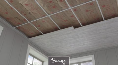 Cover A Drop Ceiling Ceilings, How To Build A Drop Down Ceiling