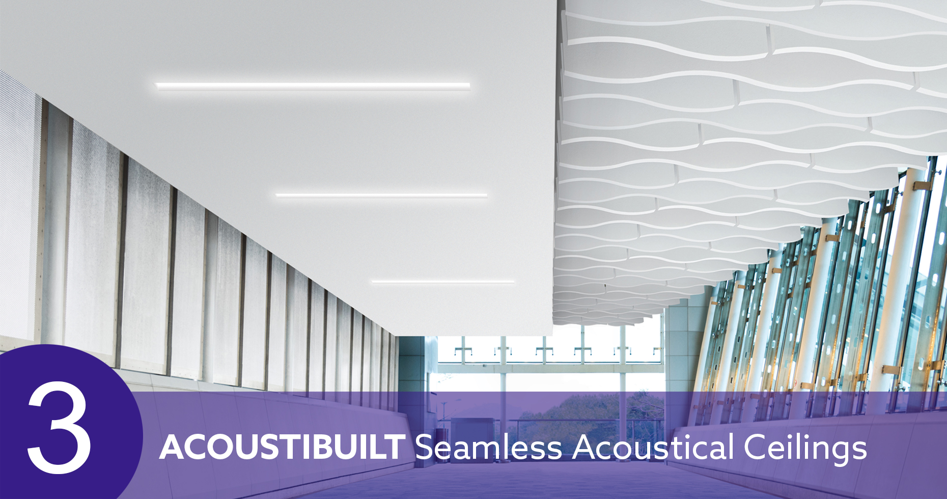 ACOUSTIBUILT Seamless Acoustical Ceiling Systems 