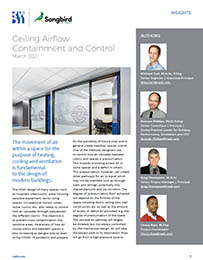 Ceiling Airflow Containment and Control Cover Photo