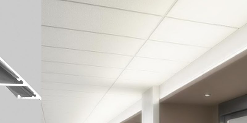 4 Molduras de yeso para luz indirecta y instalación en techo 3 metros DS5008