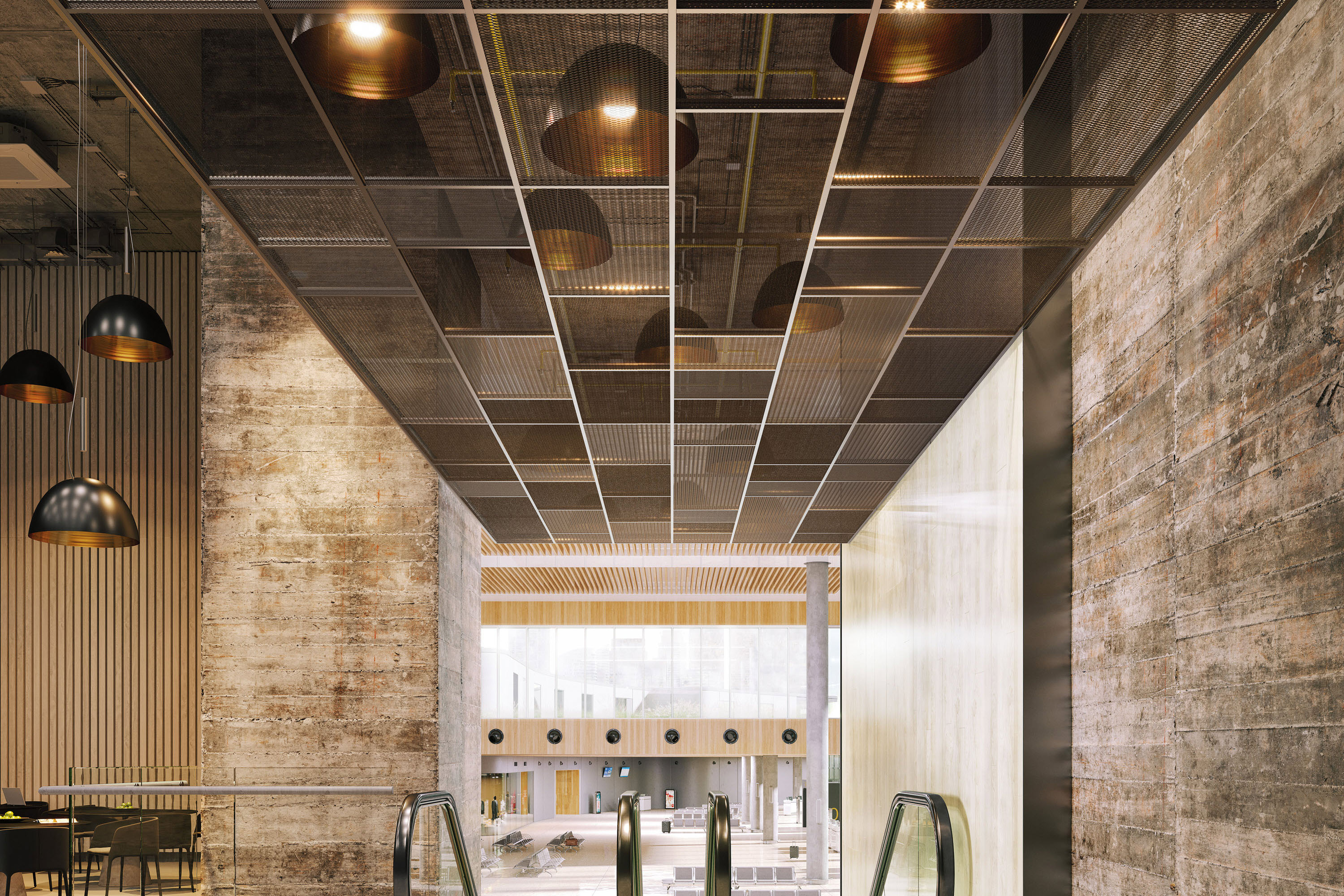 Metalworks Mesh Larger Format Ceiling