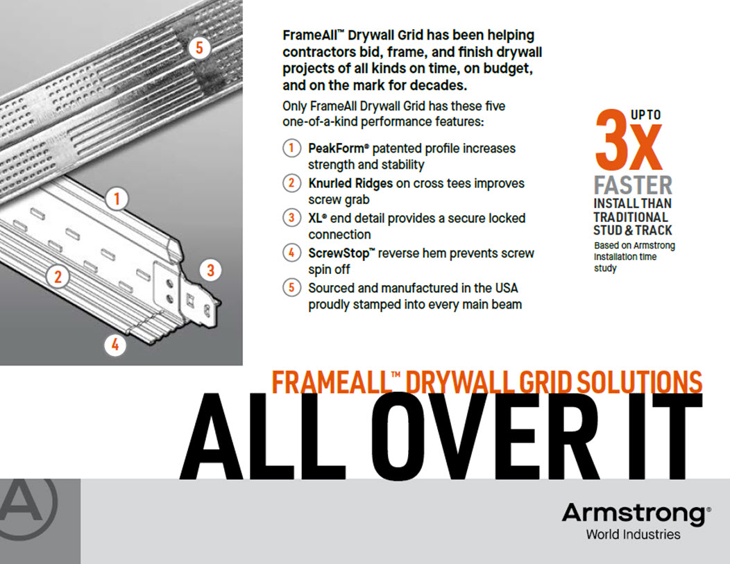 Frameall Drywall Grid Armstrong