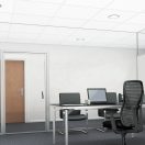 Armstrong Introduces Integrated Axiom Glazing Channel for Use with Interior Glass Partition Walls