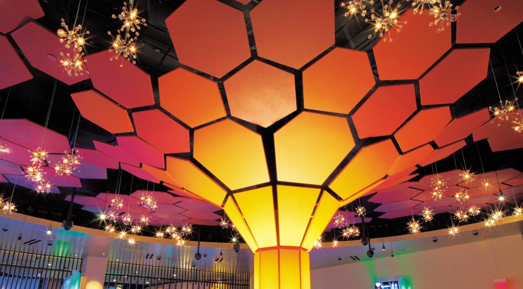 Harrah's Cherokee Casino Acoustical Ceiling Clouds Armstrong