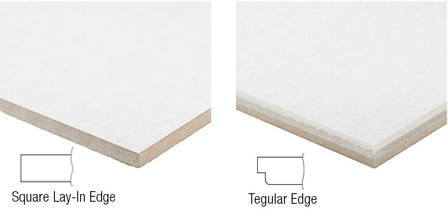Ceiling Tile Edge Types