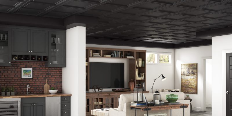 Black Ceiling Tiles Ceilings Armstrong Residential - Best Color To Paint Ceiling Tiles