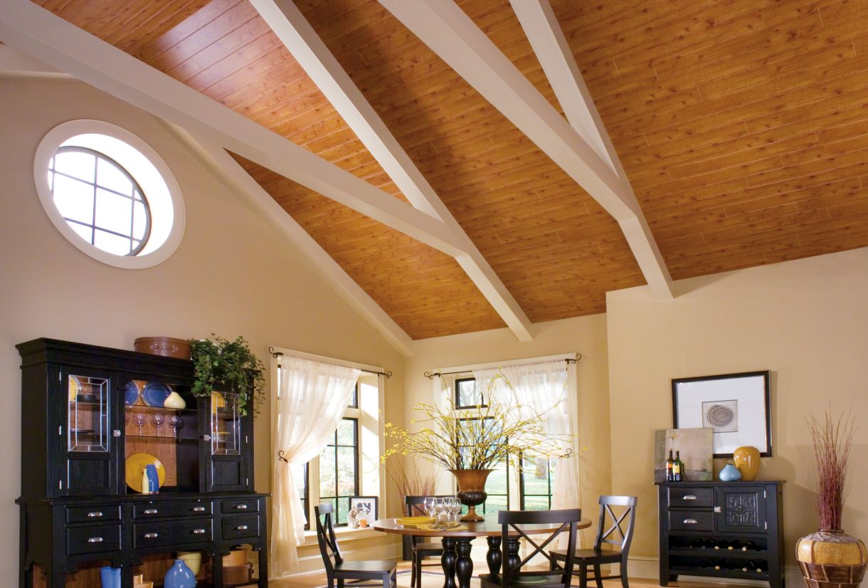 Lighting In A Dining Room With Cathedral Ceilings