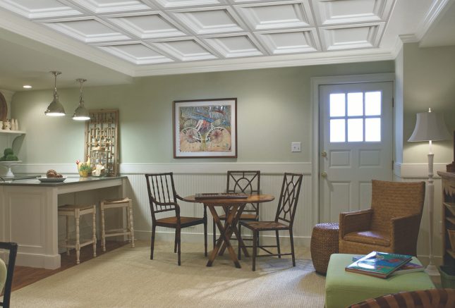 Drop Ceiling Update Ceilings, How To Raise A Basement Drop Ceiling